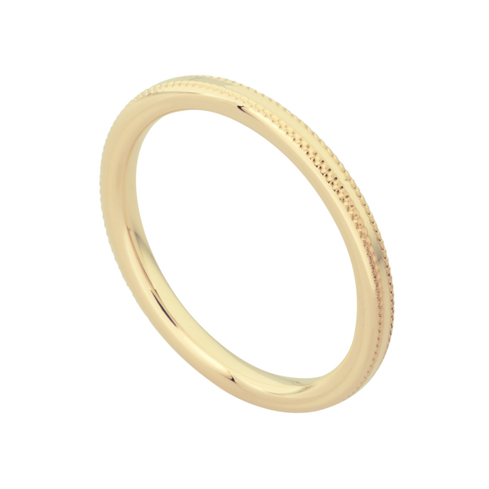 Set trouwringen 18kt geelgoud