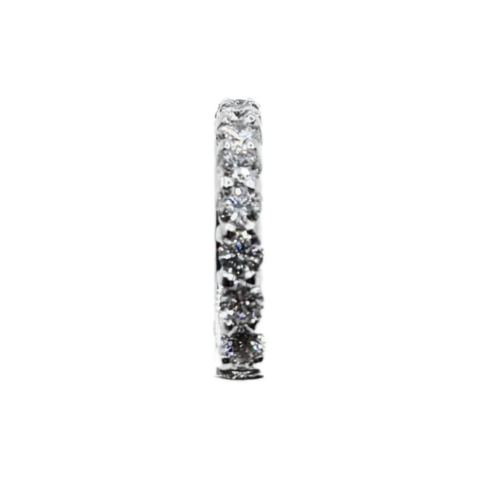 Set trouwringen 18kt witgoud