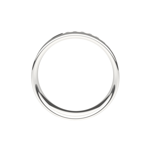 Set trouwringen 18kt witgoud
