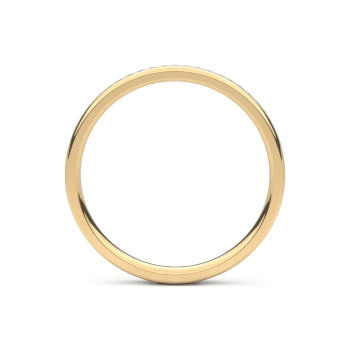 Set trouwringen 18kt geel/wit goud