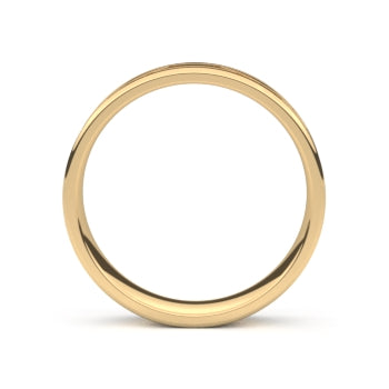 Set trouwringen 18kt geelgoud