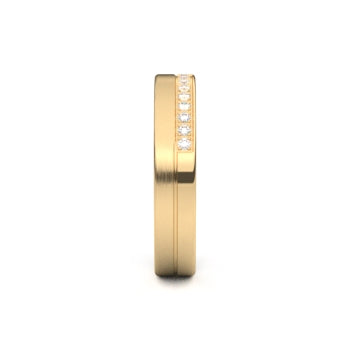 Set trouwringen 18k geelgoud
