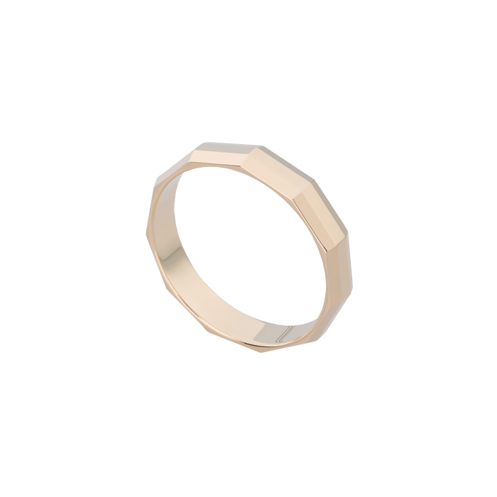 Set trouwringen 18kt roosgoud
