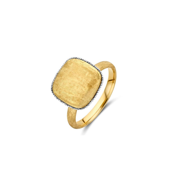 Ring 18kt geel goud - cushion