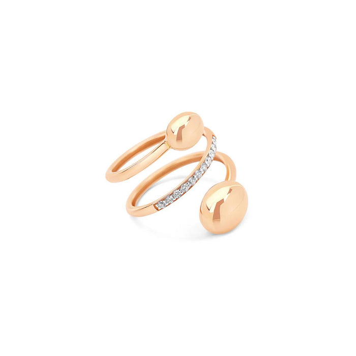 Ring 18kt roos goud - élite Rose