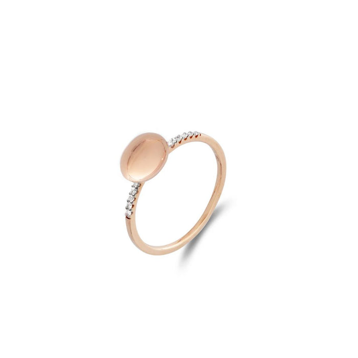 Ring 18kt roos goud - Dancing élite