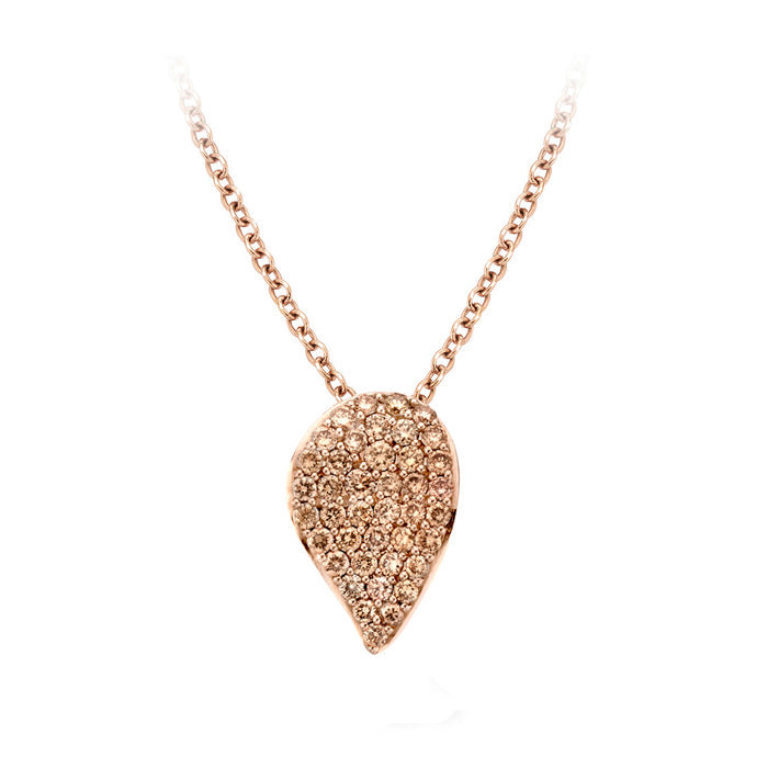 Halsketting Bigli 18 kt roos goud - Leave