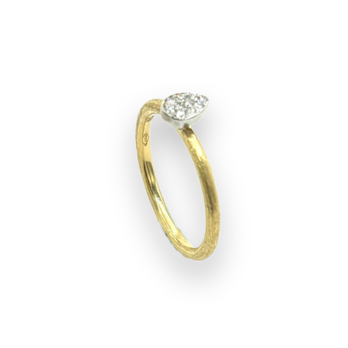 Ring 18kt geel goud met diamant