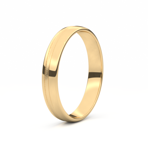Set trouwringen 18kt geelgoud