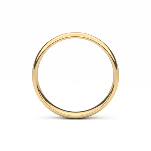 Set trouwringen 18kt geelgoud