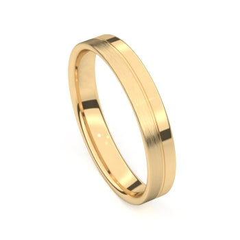 Set trouwringen 18k geelgoud