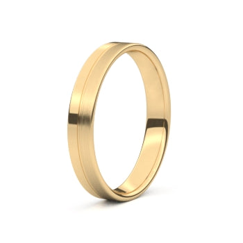 Set trouwringen 18k geelgoud