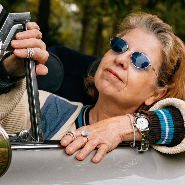 Armband - Wit goud - Riviere