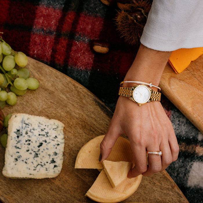 Ring 18 kt roos goud - diamant