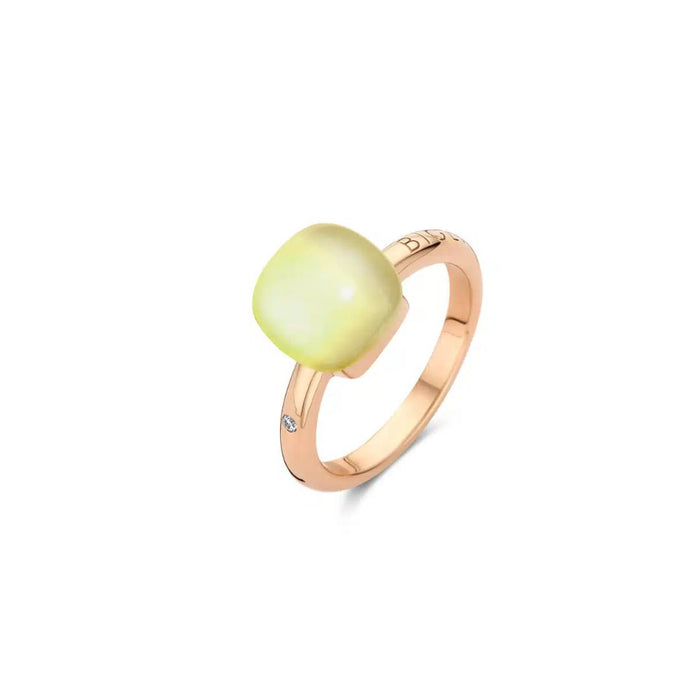 Ring Bigli 18kt roos goud - Lemon Squash