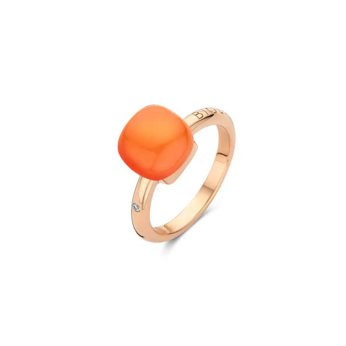 Ring bigli 18kt roos goud - Soft Coral