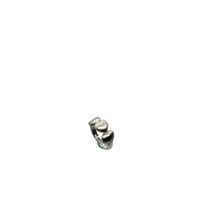 Ring witgoud hartjes