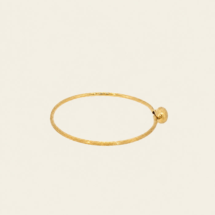 Armband geelgoud met structuurelement en briljanten