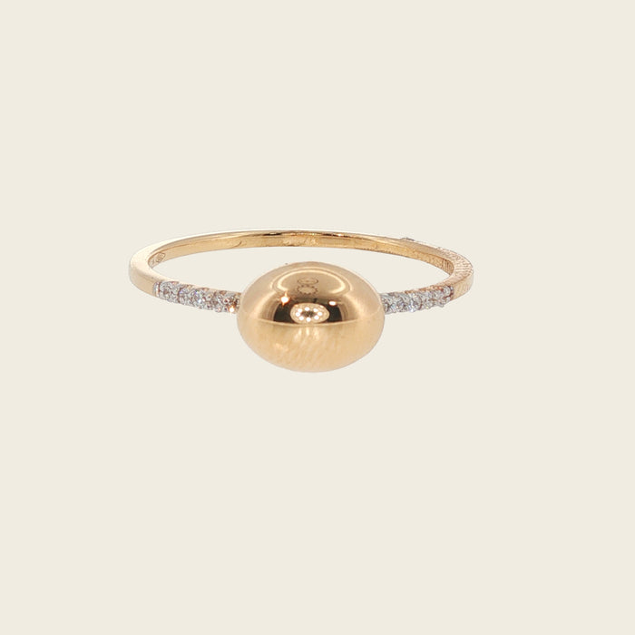 Ring 18kt roos goud - Dancing élite