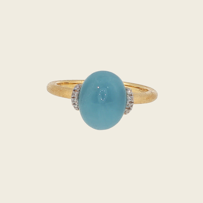 Ring 18kt geel goud - Amuleti Azure
