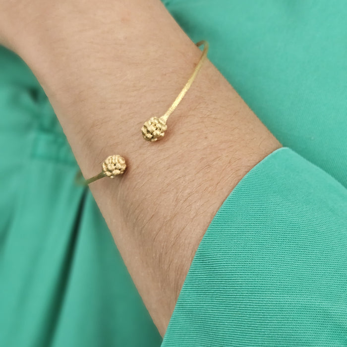 Armband geelgoud Nanis open
