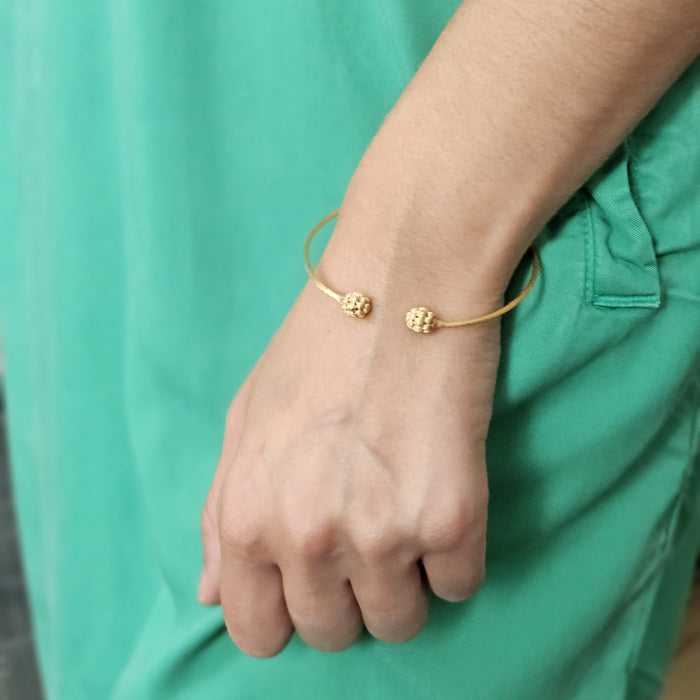 Armband geelgoud Nanis open