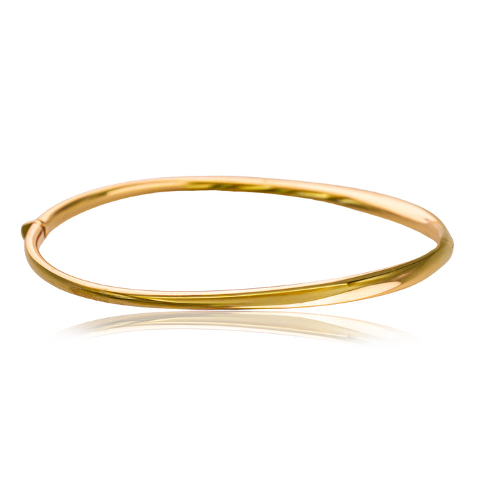 Esclave-armband geelgoud
