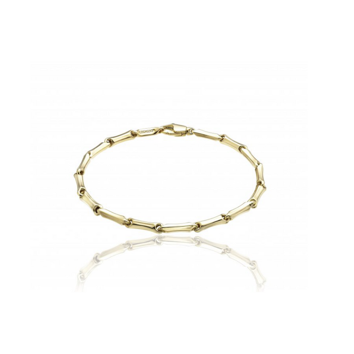 Armband 18 kt geel goud - D -Bamboo - Chimento