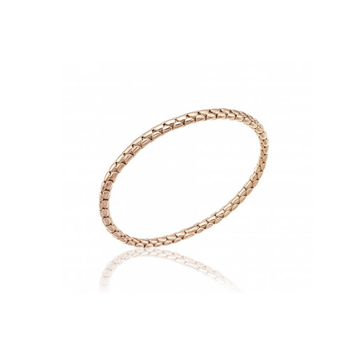 Armband 18 kt roos goud - Stretch spring - Chimento
